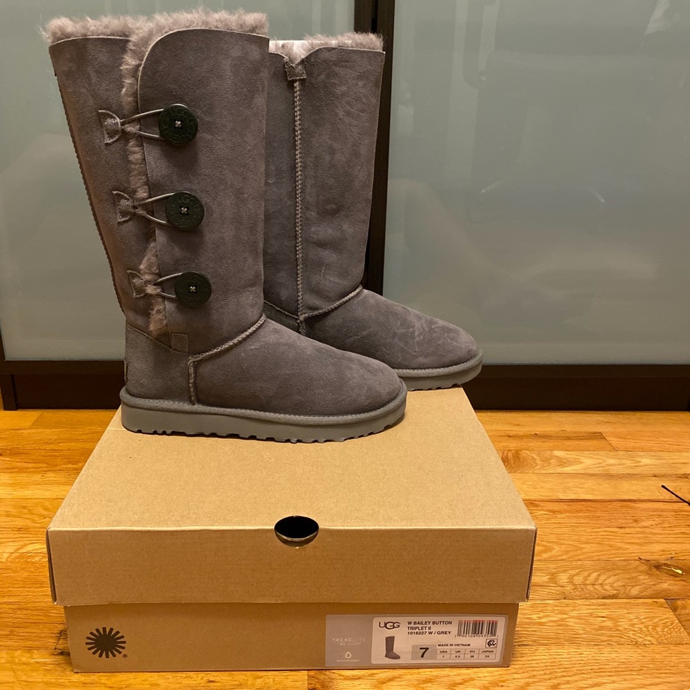 UGG women’s Bailey Button Triplet II boots